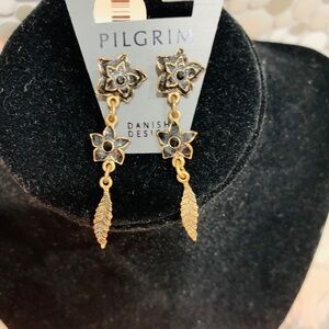E68- Pilgrim BN Gold plated Earrings